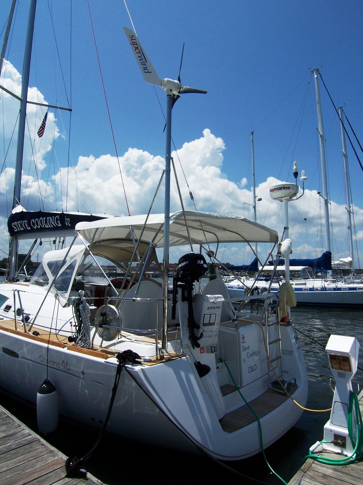 Klacko Superwind Mast kit on Beneteau Oceanis 46